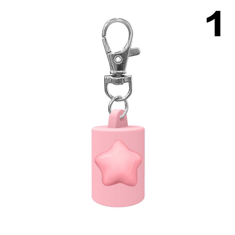 1 Stück Silikon Lipgloss Schlüsselanhänger Kappen für Frauen Reise Bequem Schönheitsprodukt Zubehör Reise Make-up Werkzeug Zubehör