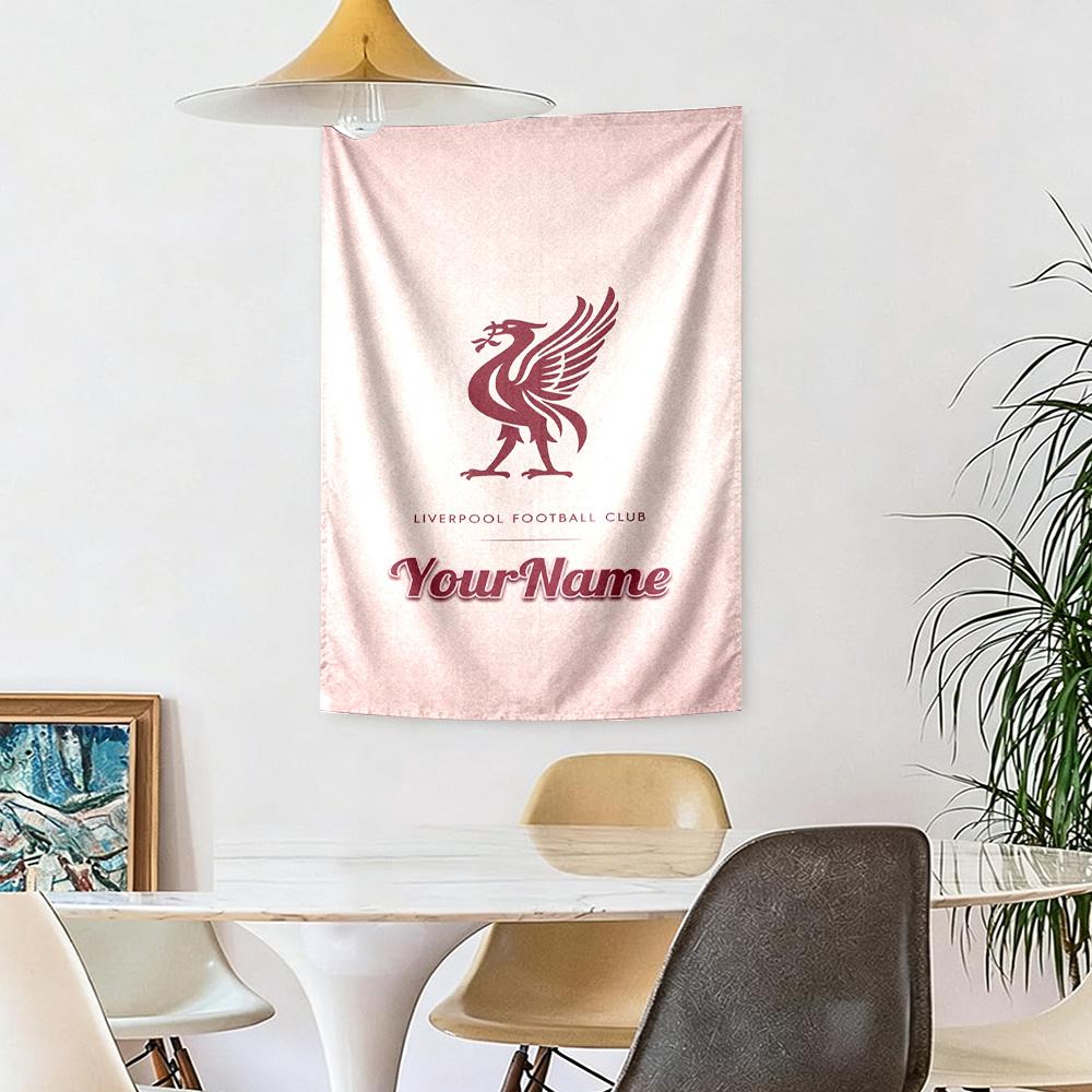 Liverpool Custom Your Name Wall Decor Tapestry Art For Pet Memorial Birthdaywedding Party Backdrop Family Gift