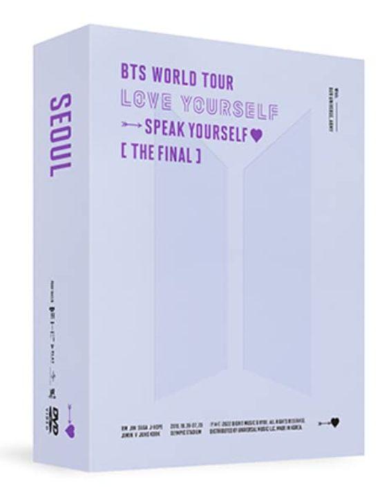 

DVD-издание с японским BTS WORLD TOUR YOURSELF SPEAK [Ограниченные субтитры] «ЛЮБОВЬ» : СЕБЯ [ФИНАЛ] (DVD)