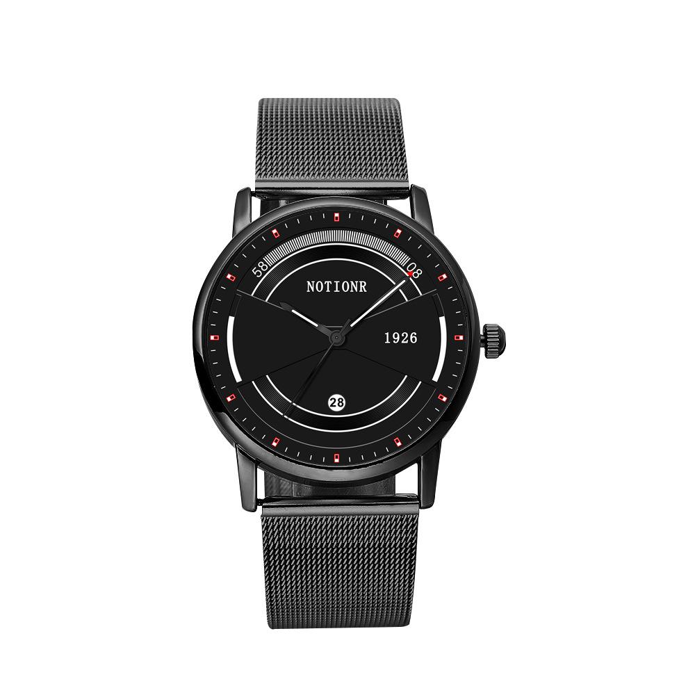Conceptor Stainless Steel Milan Mesh Strap Watch Men S Personality Waterproof Calendar Luminous Quartz Watch