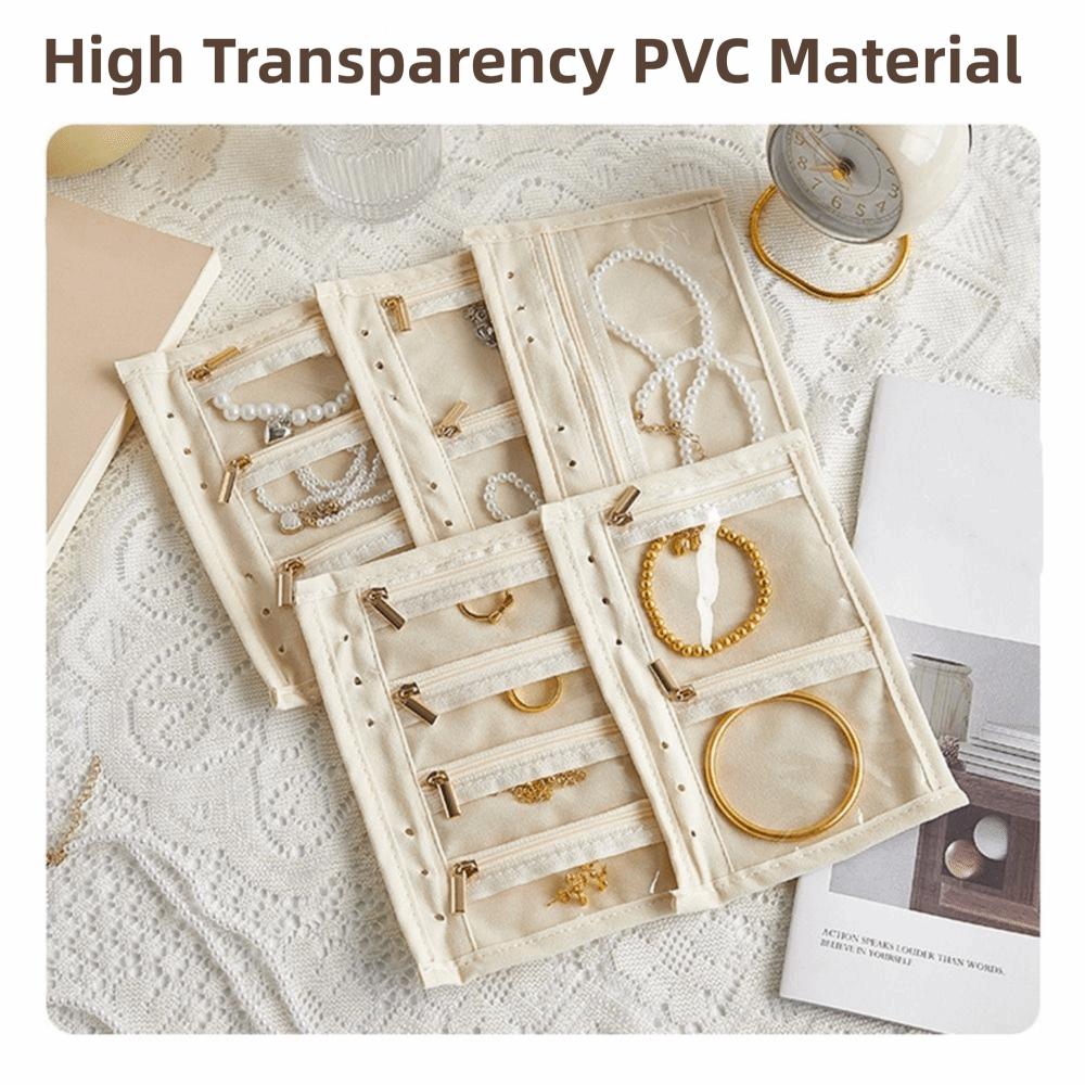 Large Capacity Jewelry Storage Bag Fashion Jewelry Display Case Travel Jewelry Organizer Earrings