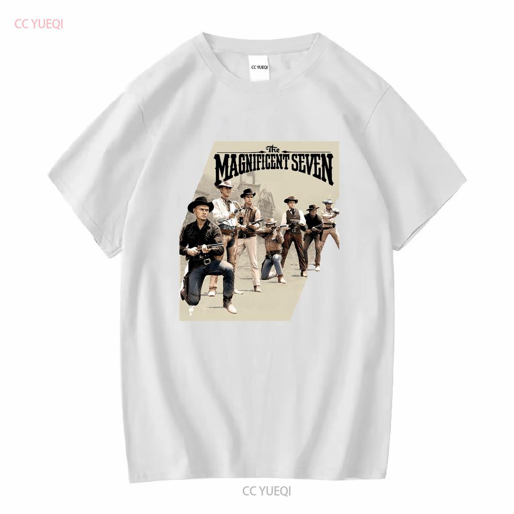 016 THE MAGNIFICENT SEVEN WT T SHIRT SIZE S 5XL Vintage Washed Comfortable Streetwear Unisex Designer Clothes Fashion Homme