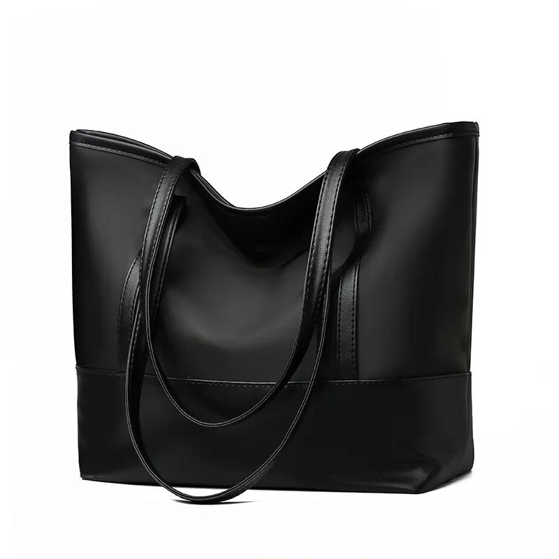 Women's Large Capacity Bag Nylon Canvas Bag Simple Waterproof Oxford Cloth Handbag Casual Single Shoulder Bag