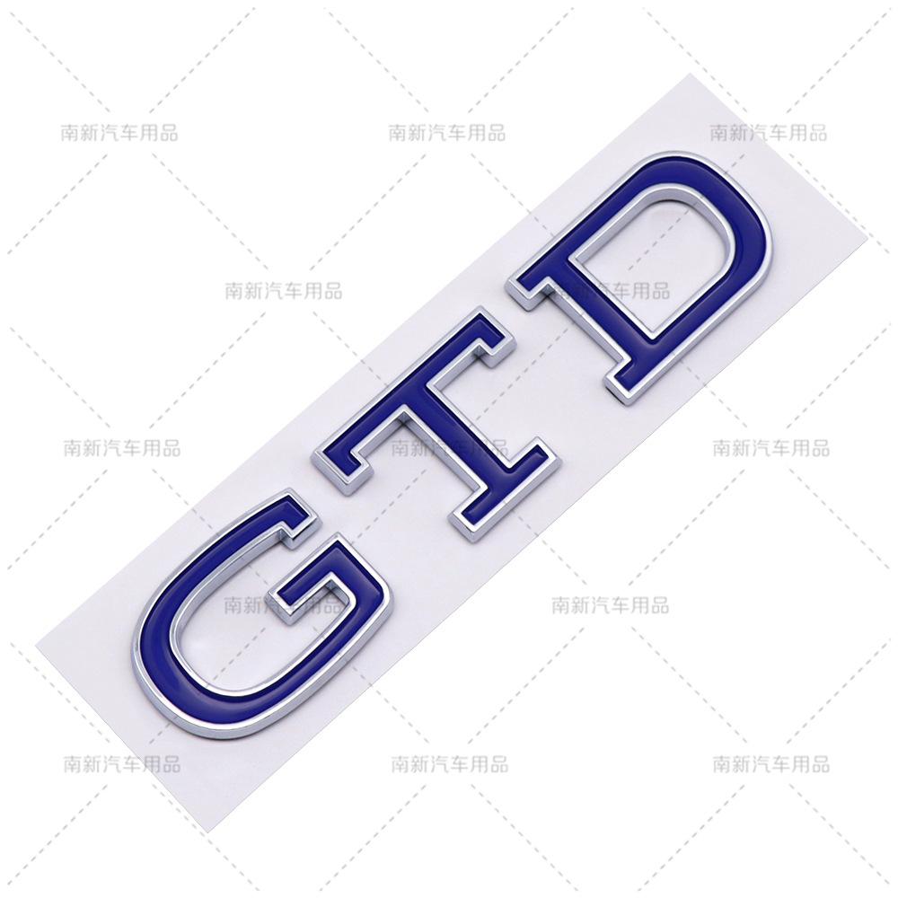 Adesivi Emblema Lettere Logo GTD Decalcomania Baule Posteriore Auto 3D ABS 4 5 6 7 MK4 MK5 MK6 MK7 Accessori