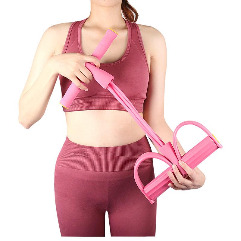 Kaisu Fitness Equipment Sit-ups Puller Belly Tuck Four-strand Rope Elastic Rope Pedal Puller