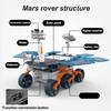 Dual Powered DIY Solar Powered Mars Rover Children's Educational Assembly Mars Rover SETM Science and Education Exploration Toys