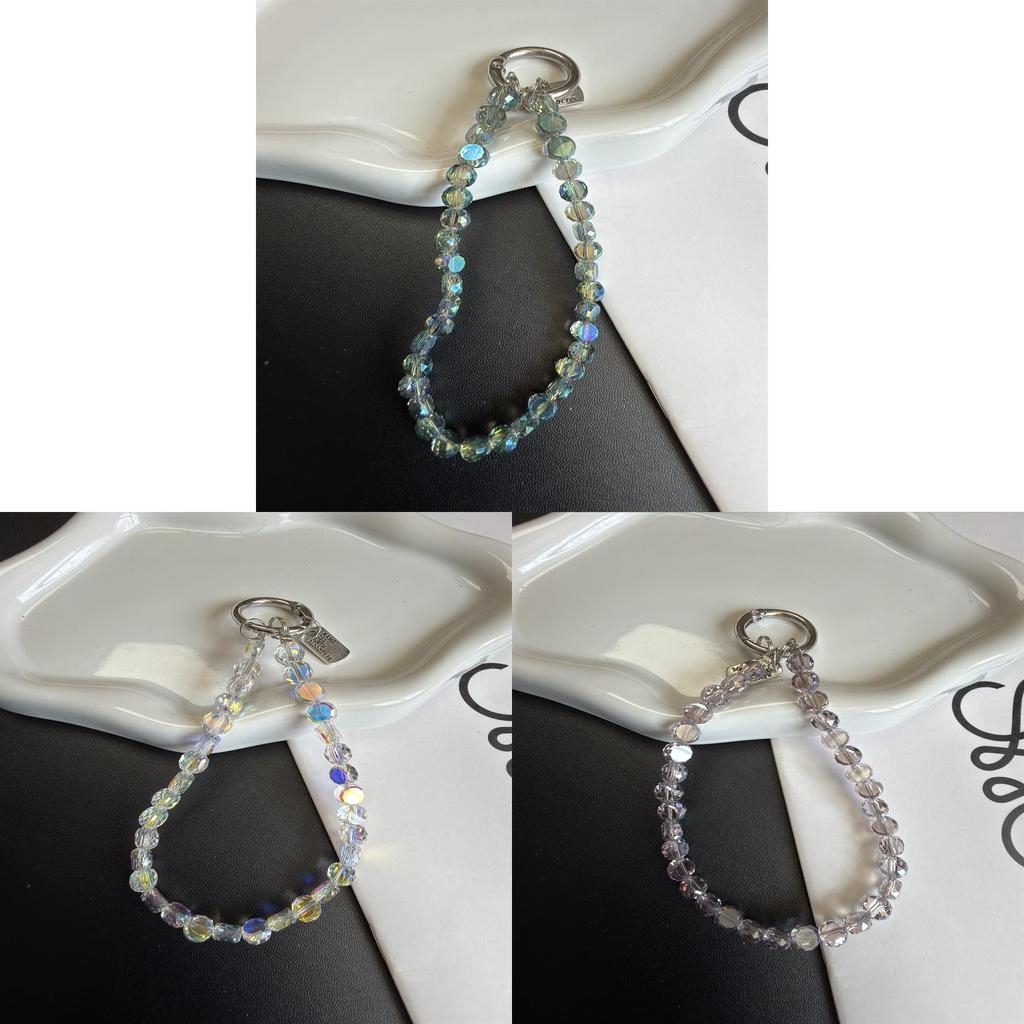 Minimalist Pvc Crystal Phone Lanyard With Metal Tag For Men And Women