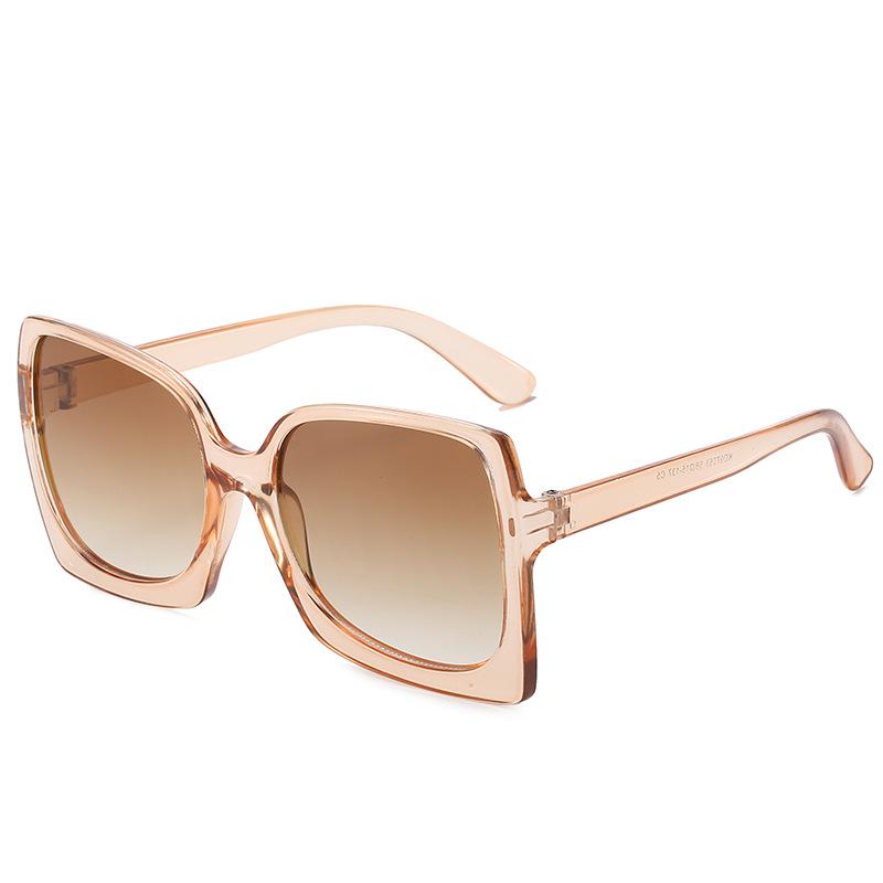 Trendy Oversized Retro Square Sunglasses: European & American Fashion