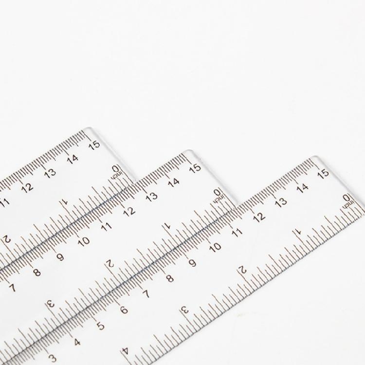4 Pcs Plastic Ruler Set Math Geometry Set Triangle Ruler Drawing Tool Drafting Supplies for Artists and Students