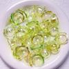 10pcs DIY Flower Bead Caps Transparent Keychain Pendant New Petal Charms Beads  Earring Jewelry