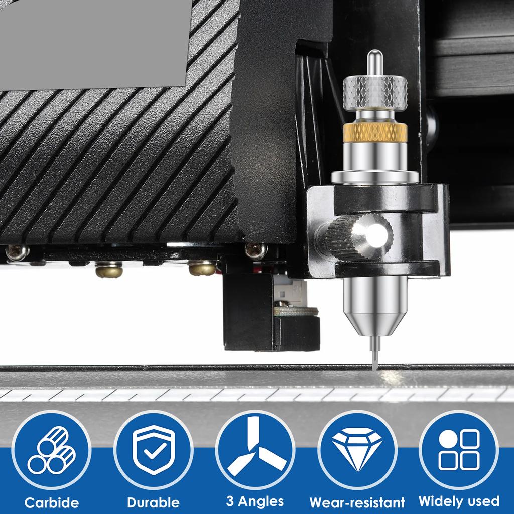 Vinyl Cutter Blades Roland Cricut Plotter Blade Cutter 30/45/60 Degrees Cutting Plotter Blade Milling Cutter Roland Carving Tool