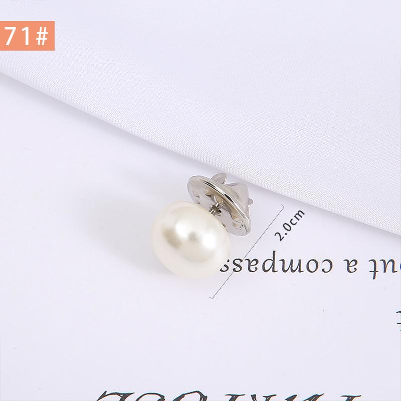 Pearl Anti-Exposure Brooch: Women's Waist-Cinching Pin & Clothing Decoration
