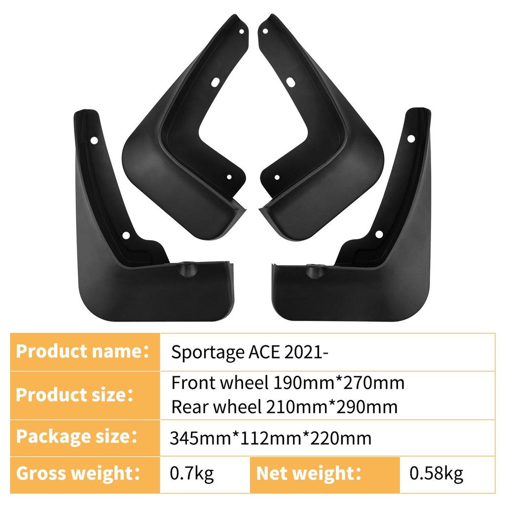 Kia Sportage ACE 2021-2025 Tire Mud Flaps