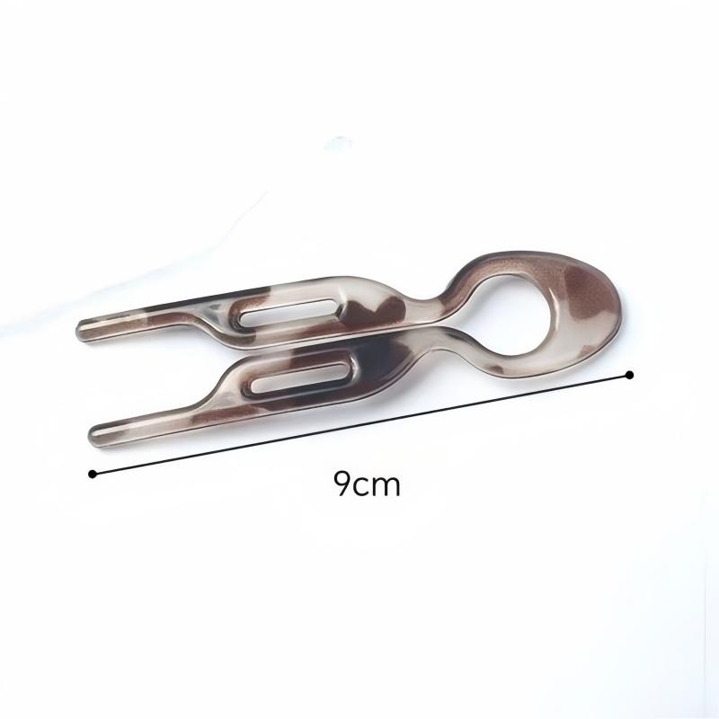 Hairpin Headband for Women, U-Type Dual-Insert Lazy Bun Holder, Stylish Back-Of-Head Hair Accessory, Easy-To-Use Hai