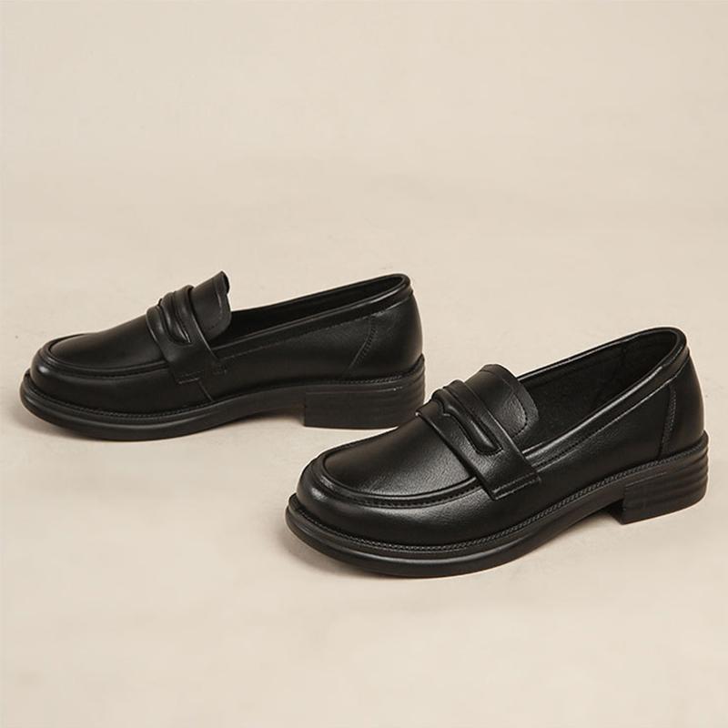 

Жіночі лофери Чорні взуття без шнурівки для офісу та повсякденного носіння Плоскі жіночі повсякденні туфлі 41 чорний