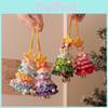 Wool Crochet Christmas Tree Decorations For Cars And Home Holiday Decorations