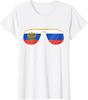 Russian Flag Double Headed Eagle Badge Cool Glasses Gift TShirt Summer Cotton ONeck Short Sleeve Unisexs T Shirt New S3XL
