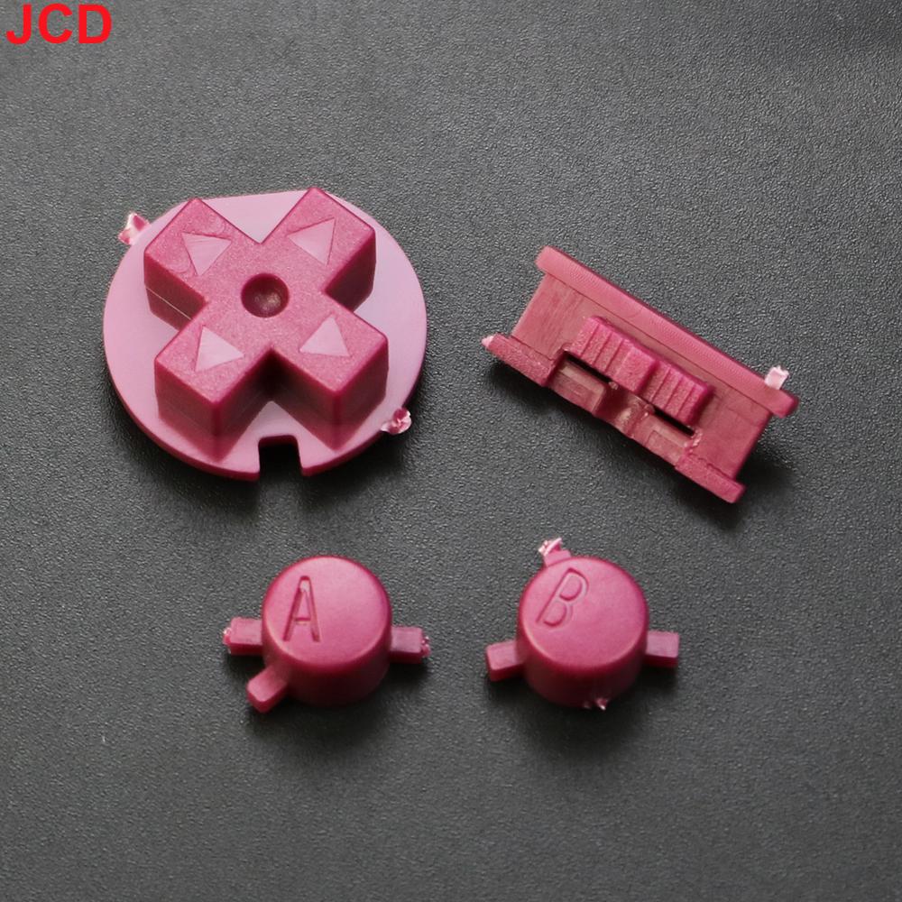 JCD 1 Set Suitable For Game boy color Button Shell For GBC Color Buttons GBC Game replacement Button Kit DIY Color
