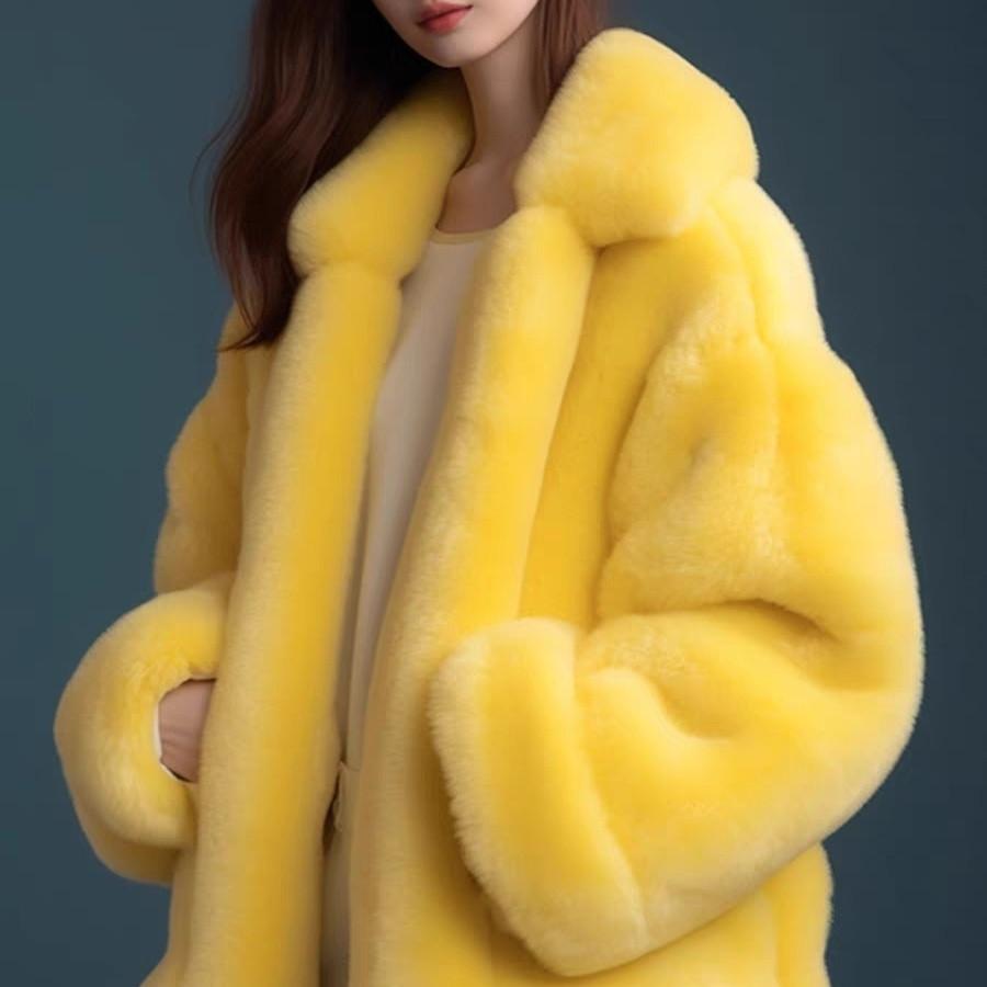 Women`s Winter Coat: Loose-Fitting, Thick, Youthful