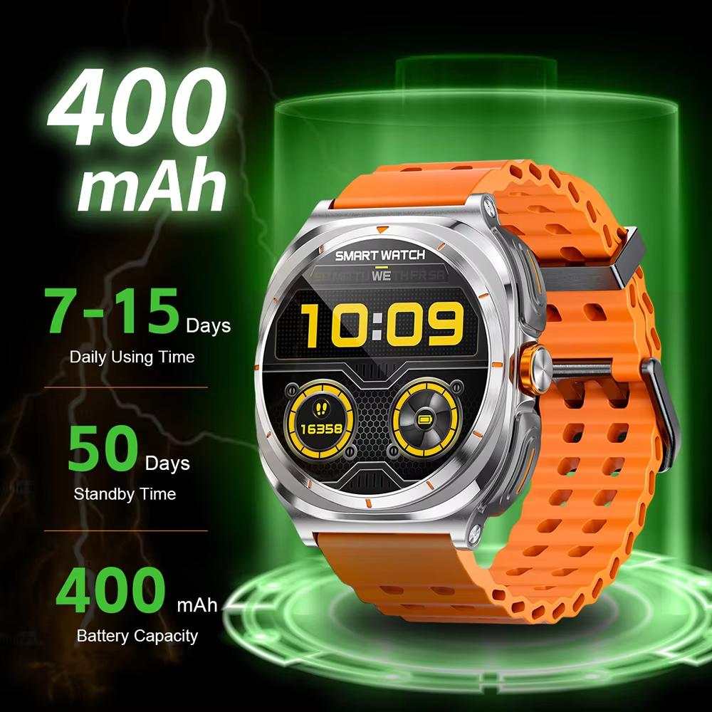 2025 New TWS Smart Watch 2 in 1 With Earphone BT Call Men Watches GPS Track Monitor Play Sport Music SmartWatch For Android IOS