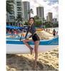 Conservative High-Waisted Long-Sleeve Sun Protection Swimsuit: Quick-Drying, Belly-Covering, Split Design for Diving & Hot Springs
