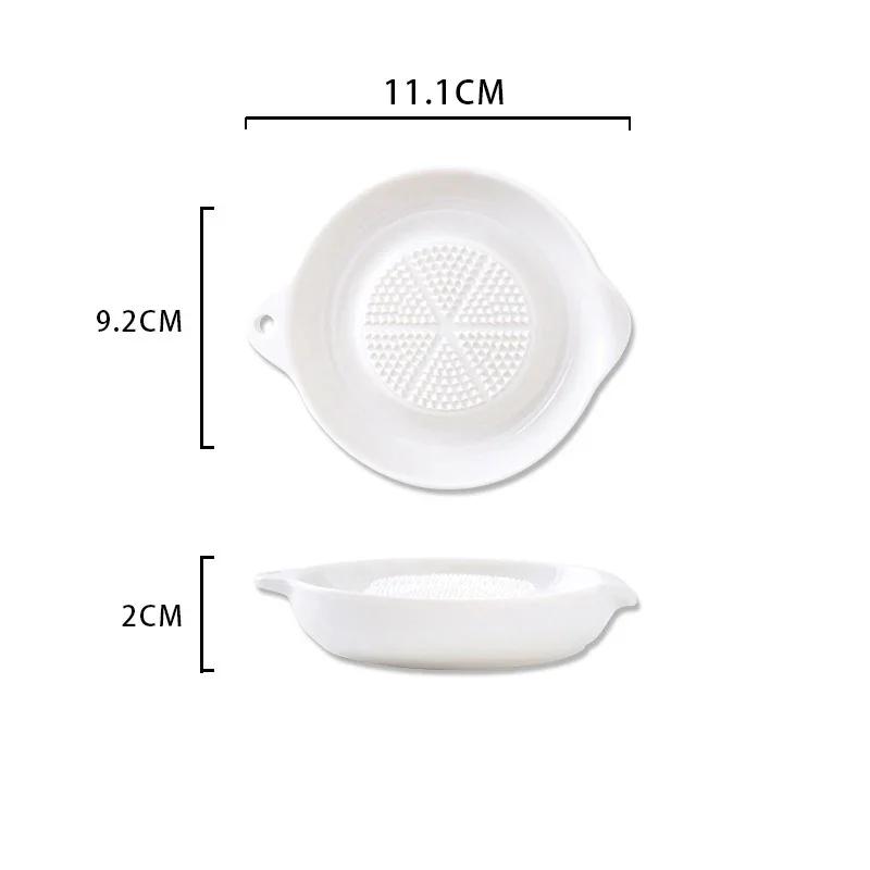 

Белый простой стиль керамическая терка для имбиря инструмент ручная мельница чеснокодавилка портативный фарфоровый инструмент для измельчения моркови и имбиря кухонный инструмент белый