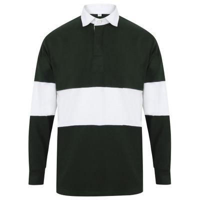 Adults Unisex Paneled Tag Free Rugby Shirt