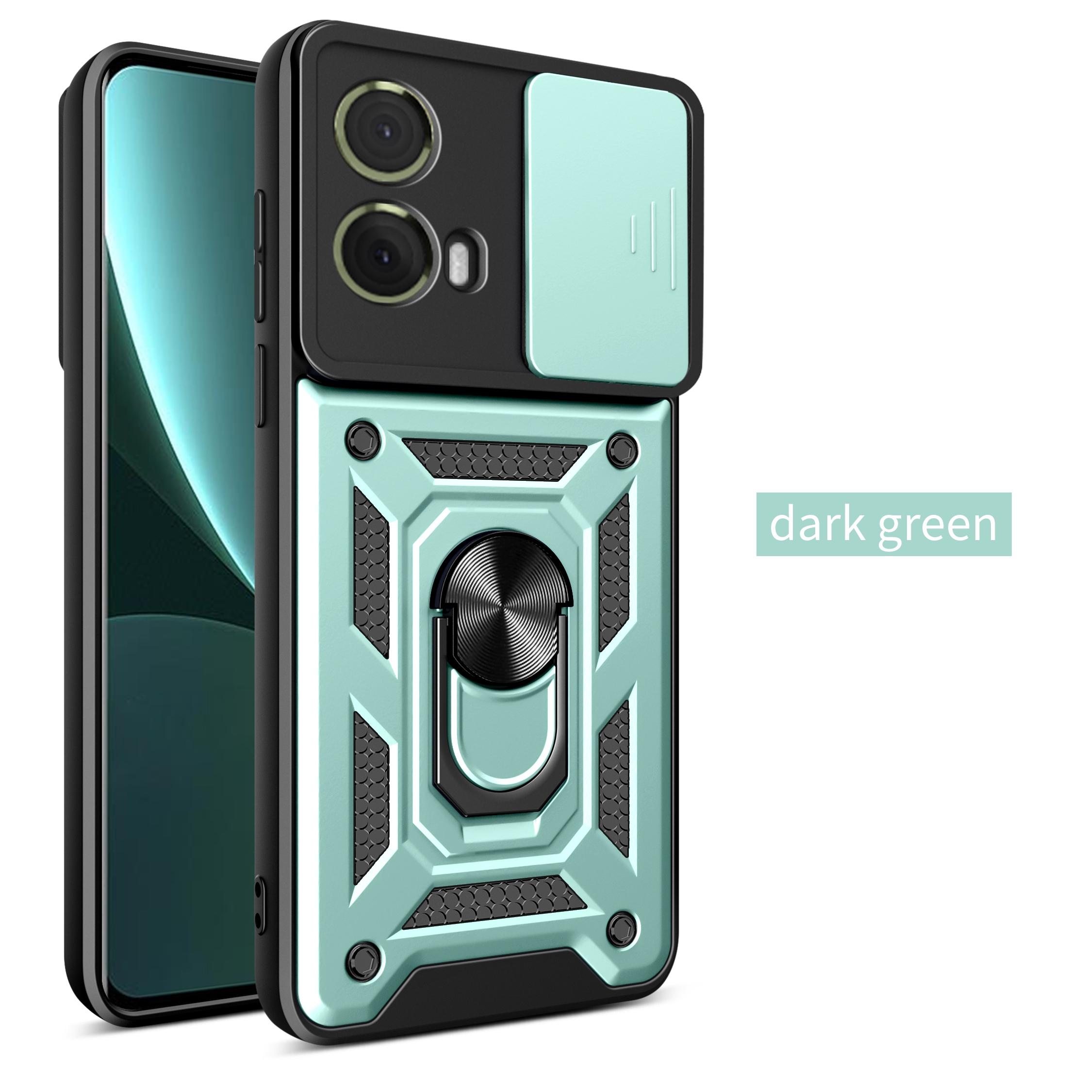 

Чехол Armor для Motorola Moto G85 G35 G75 G55 5G G05 G15 G04 G04S G24 G34 E14 E15 чехол-кольцо магнитная подставка держатель чехол Funda For Moto G85 5G зелёный