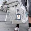 Nurse Retractable Badge Reel with Alligator Clip Let's Roll ID Card Badge Holder for Patient Transport Funny Wheelchair Silver Glitter Badge