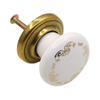 Round Door Knobs Handmade Ceramic Vintage Look Small Furniture Handles For Bedside Tables Bookcase