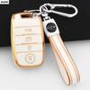 New Tpu Car Remote Key Case Cover Shell Fob For Kia Sportage Cerato Optima K2 K3 K4 K5 Rio Picanto Soul Sorento Sedona 4 Buttons