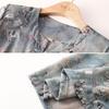 Datang Furen Women's Spring/Summer Stand Collar Shirt Set