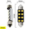 1PCS Festoon C5W C10W Car Reading LEDS 31mm 36mm 39mm 41mm 2835 SMD 8Chips Autos Lantern Dome Lamps Interior Lights White DC 12V Dome Lights 6
