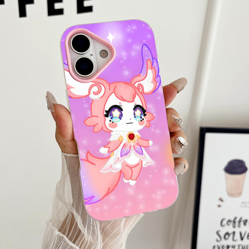 HSR Mem Jelly Double layer Pink Mobile Phone Case for iPhone 17 16 15 14 13 12 11 Air Pro Max Plus Protective