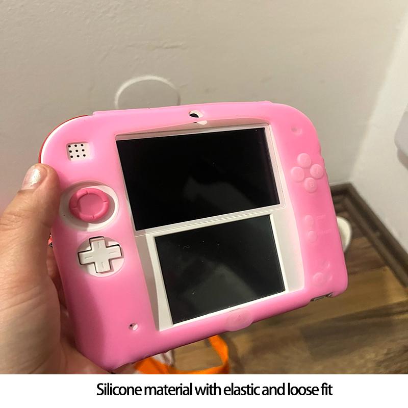 1PC For 2DS Game Player Handheld Console Protective Cover Case Shell Soft Silicone Skin Anti-Slip Shockproof Accessories