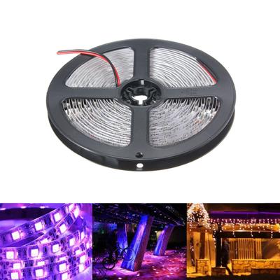 12V 5M Dimmable UV Strip Light for Money Detect Sterilization 390-400nm