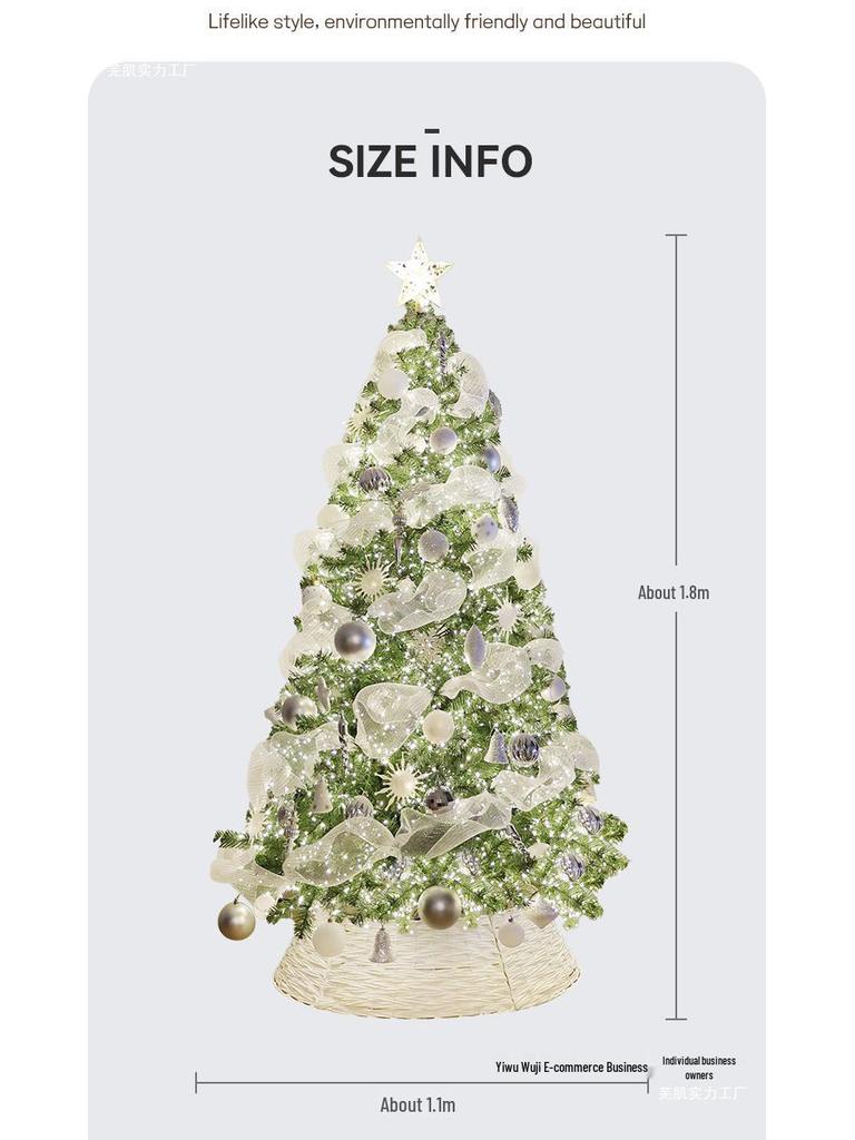 2024 Large Christmas Tree Ornaments for Living Room Decoration