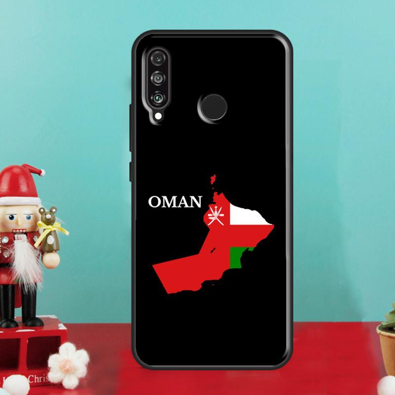 Oman Flag For Huawei Nova 9 10 SE 12i 11i 8i 12s Y90 Y60 Y70 Y72 Y61 Y91 P20 P40 P30 Lite P60 Pro Case