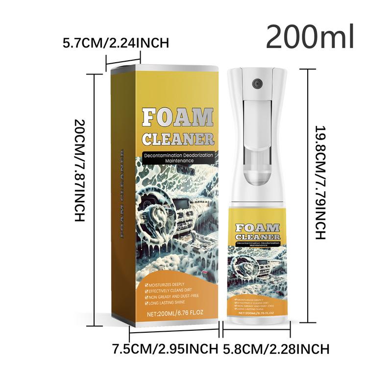Automobilverkleidungsreiniger 200ml Mit erfrischendem Duft Aufbereitet Fahrzeugpolster Spray Für LKW Wohnmobil Taxi Minivan