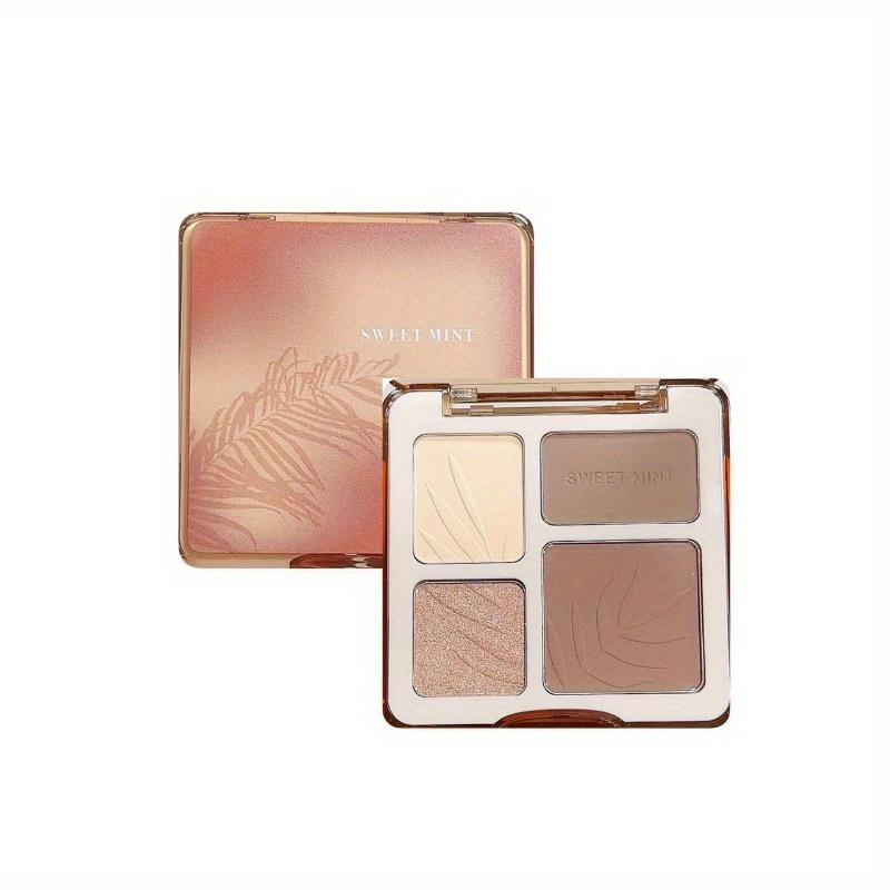 Paleta rozjasňovačov na tvár Make-up na tvár Dlhotrvajúci rozjasnenie Kontúrovanie Trblietavý Matný púder 3D tieň na nos Kozmetika