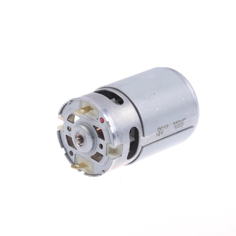 Mini 550 Dc Electric Motor 12V 9 Teeth Universal Angle Grinder Motor Power Tool Repair Part For Chainsaw Lawn Mower Grass Cutter