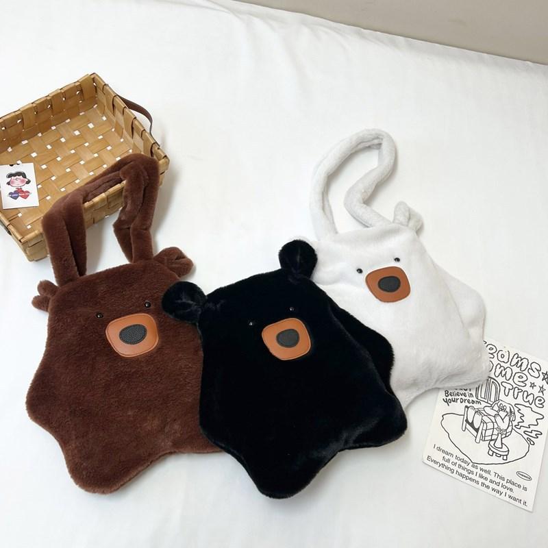 Women Bear Shoulder Bag Female Cute Cartoon Large-capacity Handbag