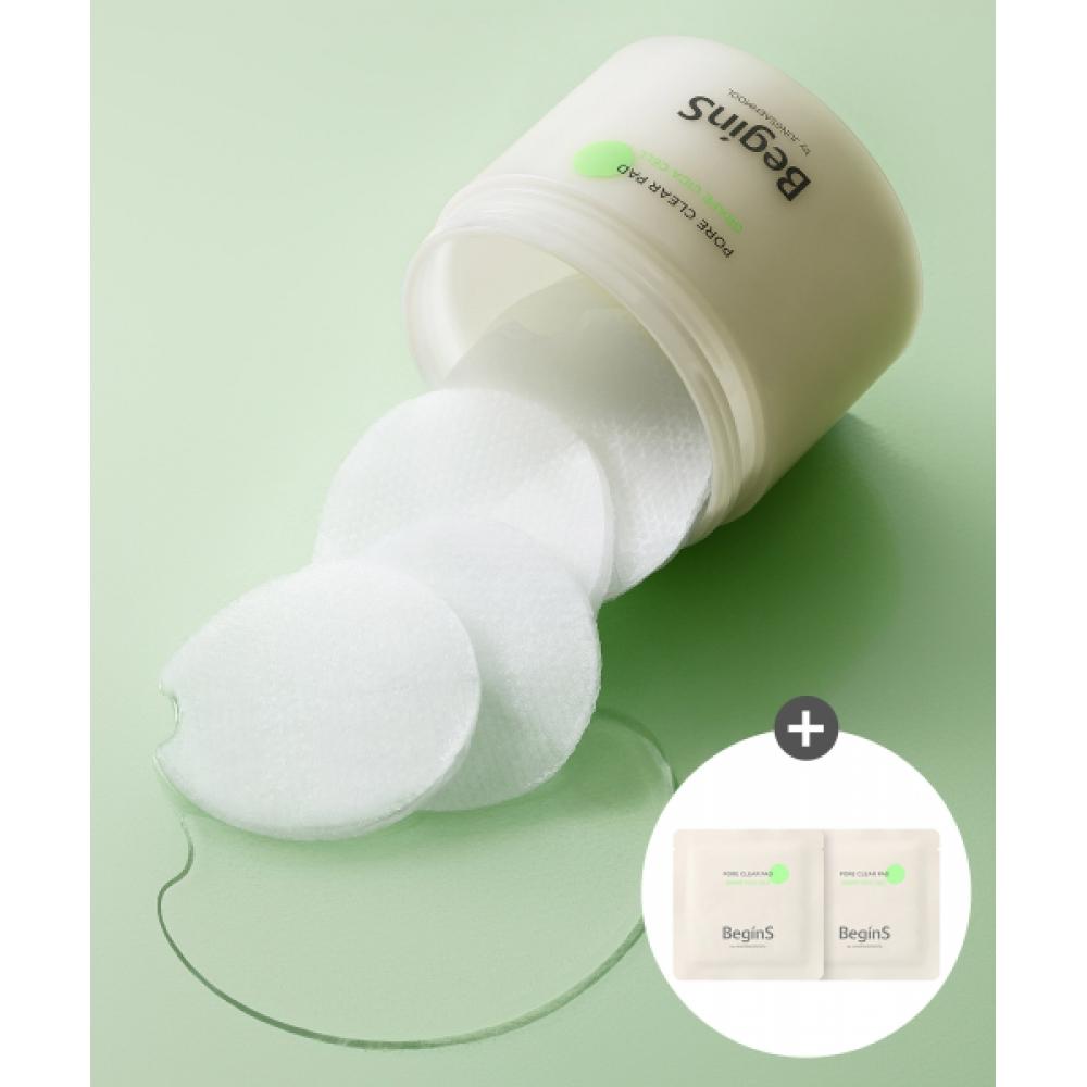 Begins Pore Clear Pad 70 Sheets 2 Pore Clear Pads X 2 Free Pore clear pad