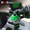 CNC Motorcycle Front Shock Absorber Nut Cap Preload Adjuster Fork Bolts for Kawasaki NINJA400 NINJA500 Ninja 400 500 Z400 Z500
