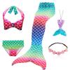 Fancy Mermaid Tail Girls Mermaid Tail for Swimming Costume Mermaid Costume Swimwear Swimsuit Cosplay Birthday Party Halloween