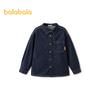 Balabala Boys' Long-Sleeve Denim Shirt