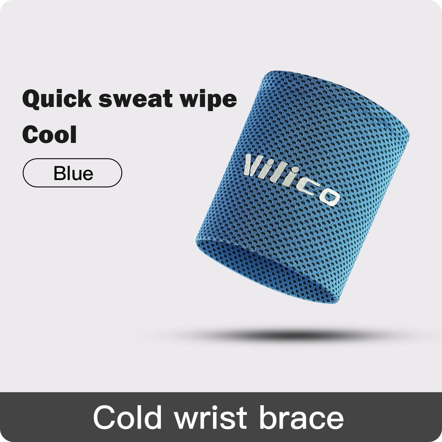 

Cool Feeling Wrist Guard Including Elastic Weaving Fitness Training Running Cycling Outdoor Daily Exercise Comfort Fit As Well As Sweat Absorbing L