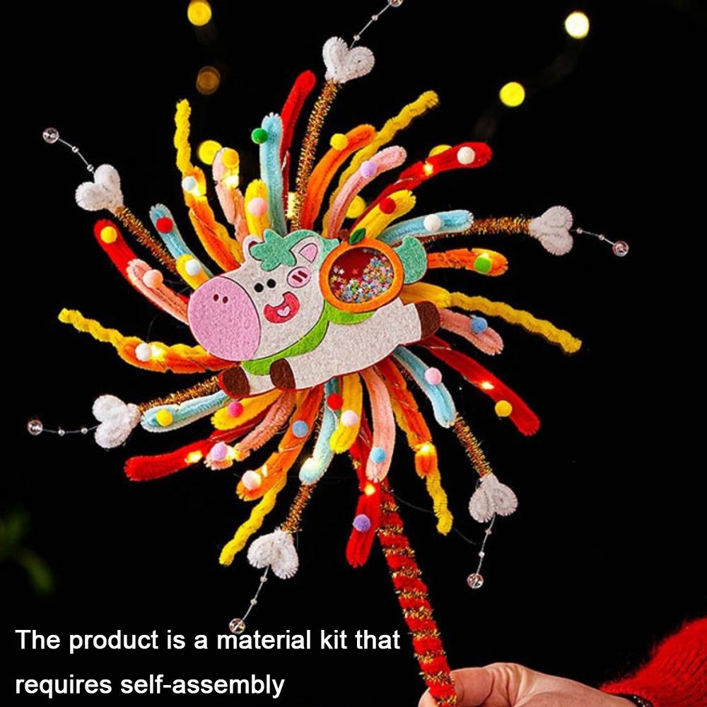 

Twister Stick Glowing Rotating Lantern DIY Material Kit Handheld Glowing Light DIY Style 1