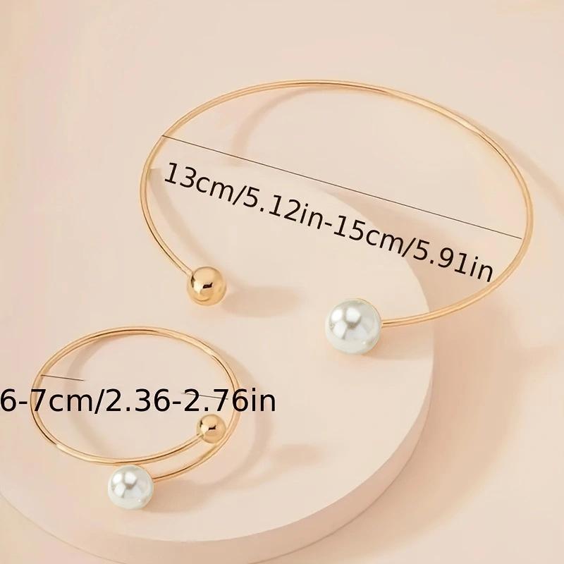 Simple Jewelry, Sweet Collarbone Chain, Open Collar, Cold Wind Imitation Pearl Personalized Necklace