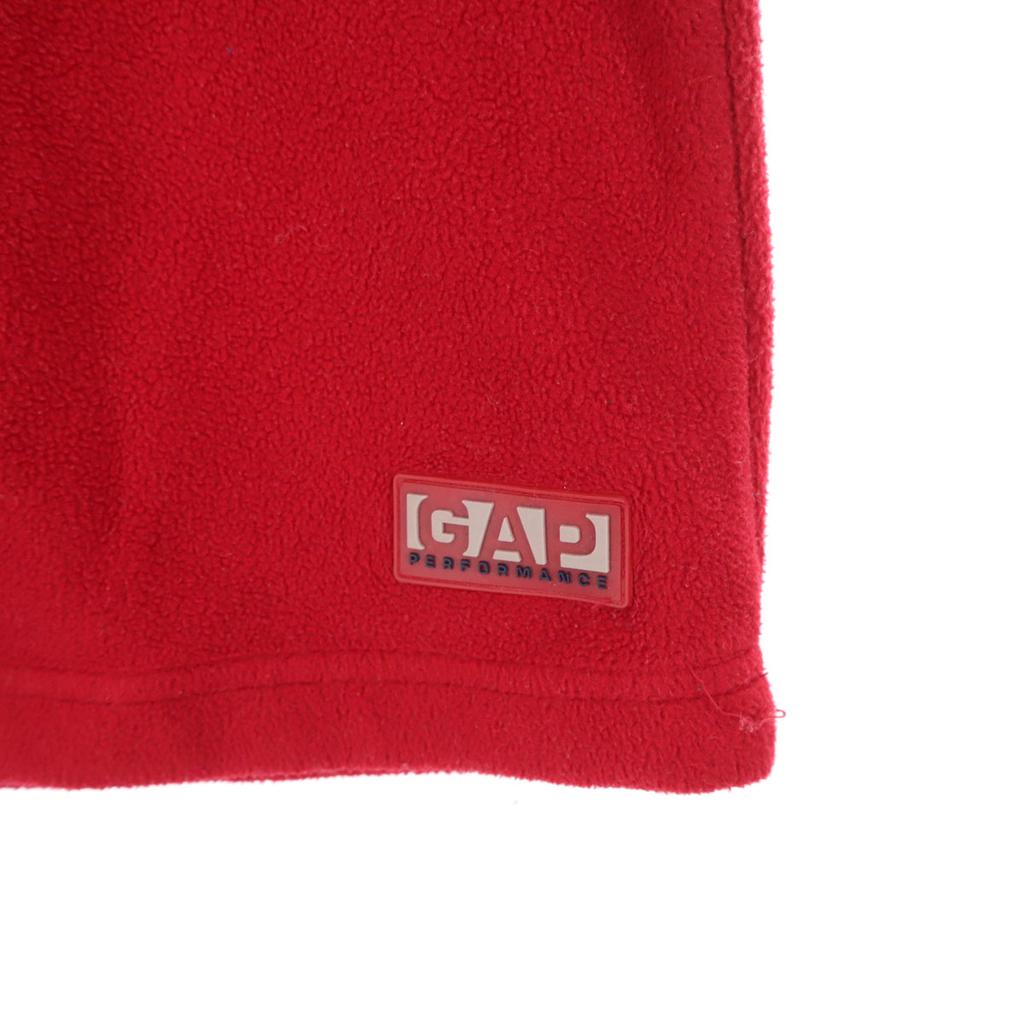 Gap 90s 00s Old Pullover Fleece Jacket L Red Half Zip Men's Used